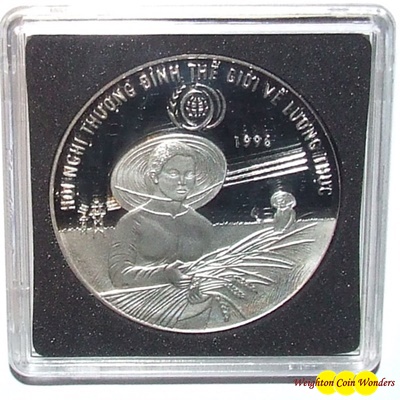 1996 VIETNAM 100 Dong Silver Proof - World Food Summit